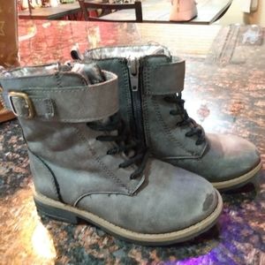 Carter Girls "Comrade" Gray Boots